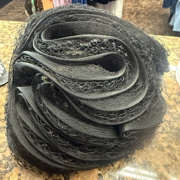 Vintage Christian Dior Chapeaux Black Net Cocktail Hat Paris New York Designer main image 9